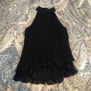 Black sleeveless I.N.C International Concepts blouse, size 6